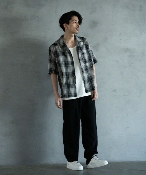 MEN'S BIGI / メンズビギ シャツ・ブラウス | オープンカラーアメリカンチェックシャツ | 詳細6