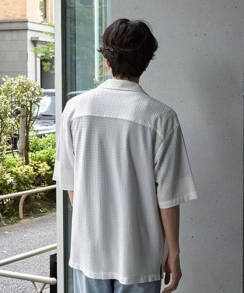 MEN'S BIGI / メンズビギ シャツ・ブラウス | ドビージャガードジャージーオープンカラーシャツ | 詳細8
