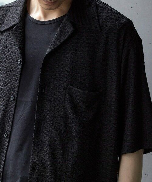 MEN'S BIGI / メンズビギ シャツ・ブラウス | ドビージャガードジャージーオープンカラーシャツ | 詳細23