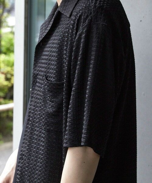 MEN'S BIGI / メンズビギ シャツ・ブラウス | ドビージャガードジャージーオープンカラーシャツ | 詳細24