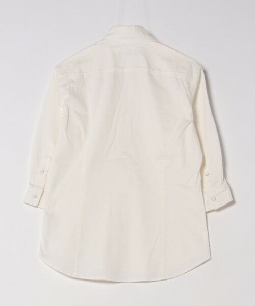 MEN'S BIGI / メンズビギ シャツ・ブラウス | スタンドカラー BDUミリタリー デニム シャツ　3/4スリーブVer. | 詳細1