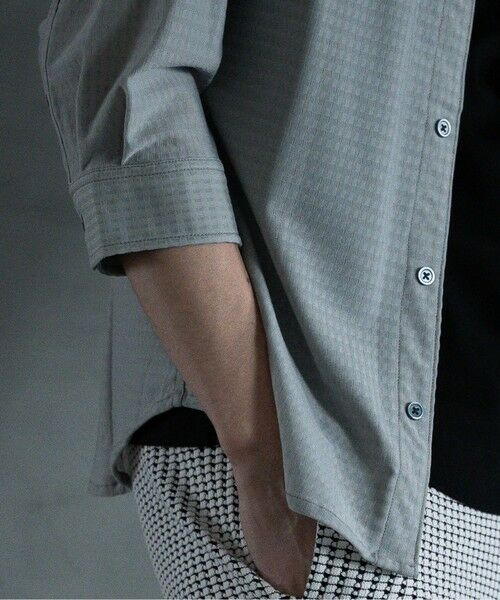 MEN'S BIGI / メンズビギ シャツ・ブラウス | スタンドカラー BDUミリタリーシャツ　3/4スリーブVer. | 詳細3