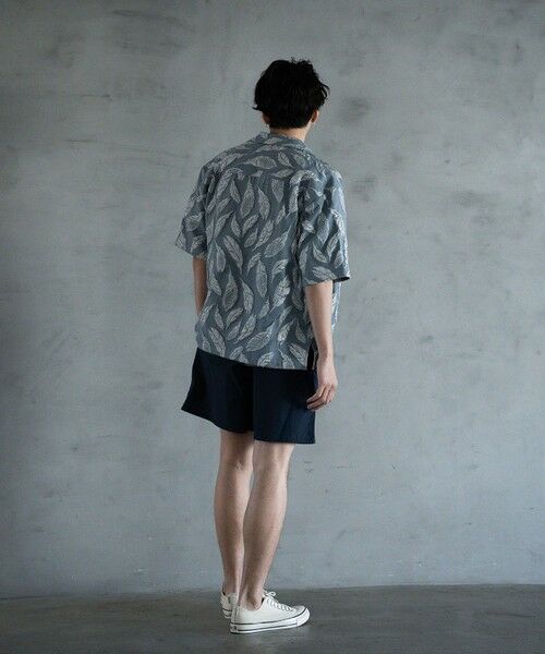 MEN'S BIGI / メンズビギ シャツ・ブラウス | フェザージャガードジャージオープンカラーシャツ | 詳細17