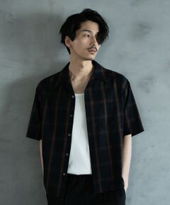 MEN'S BIGI / メンズビギ シャツ・ブラウス | オープンカラーオンブレーチェックシャツ