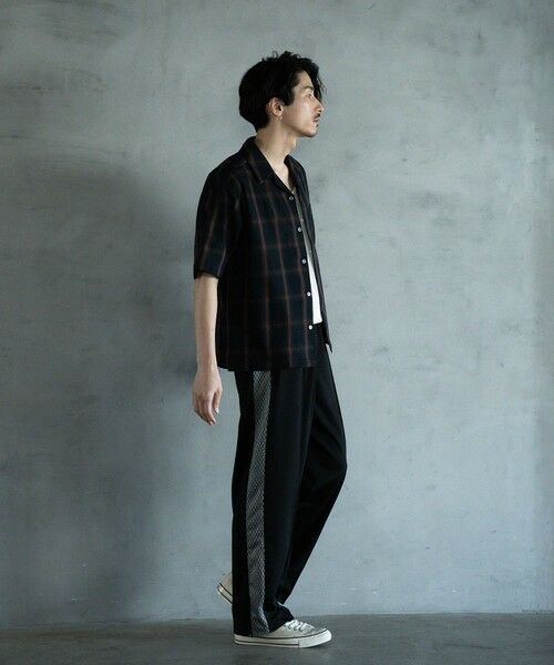 MEN'S BIGI / メンズビギ シャツ・ブラウス | オープンカラーオンブレーチェックシャツ | 詳細10