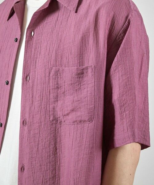 MEN'S BIGI / メンズビギ シャツ・ブラウス | シレーワッシャーオープンカラー半袖シャツ | 詳細17