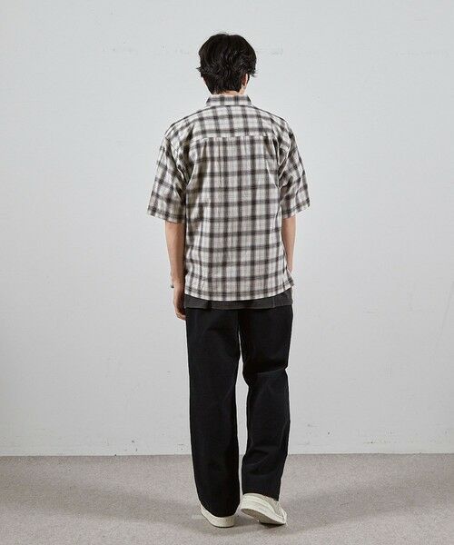 MEN'S BIGI / メンズビギ シャツ・ブラウス | アメリカンチェックレギュラーカラー半袖シャツ | 詳細14