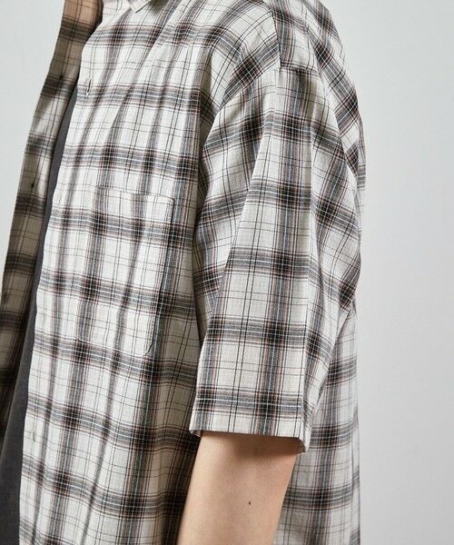 MEN'S BIGI / メンズビギ シャツ・ブラウス | アメリカンチェックレギュラーカラー半袖シャツ | 詳細19