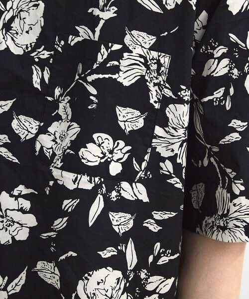 MEN'S BIGI / メンズビギ シャツ・ブラウス | フラワー柄プリントブロードオープンカラー半袖シャツ | 詳細19