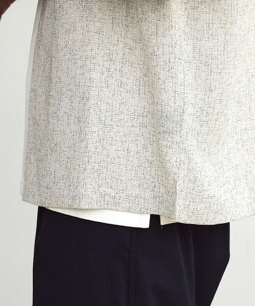 MEN'S BIGI / メンズビギ シャツ・ブラウス | サマーツイードオープンカラー半袖シャツ | 詳細12