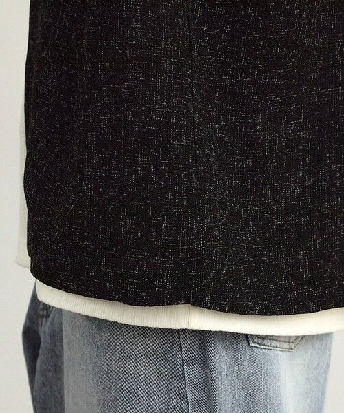 MEN'S BIGI / メンズビギ シャツ・ブラウス | サマーツイードオープンカラー半袖シャツ | 詳細24