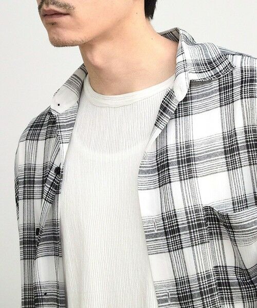 MEN'S BIGI / メンズビギ シャツ・ブラウス | チェックシアールーズ半袖シャツ | 詳細10