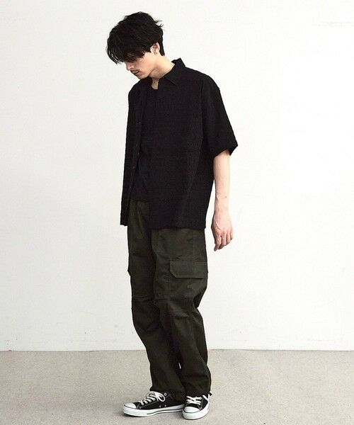 MEN'S BIGI / メンズビギ シャツ・ブラウス | ドビーチェックシアールーズ半袖シャツ | 詳細26