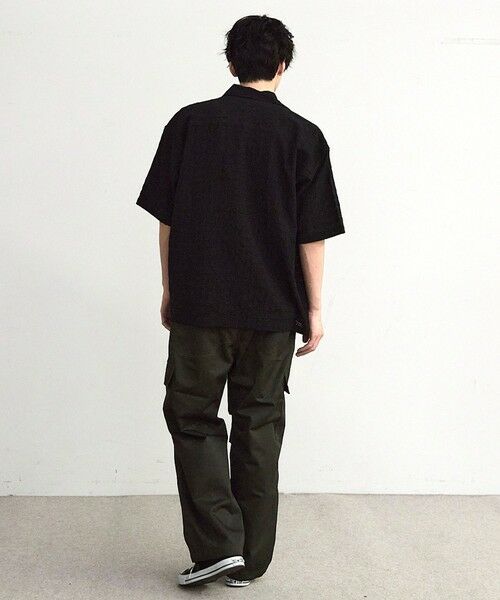 MEN'S BIGI / メンズビギ シャツ・ブラウス | ドビーチェックシアールーズ半袖シャツ | 詳細28