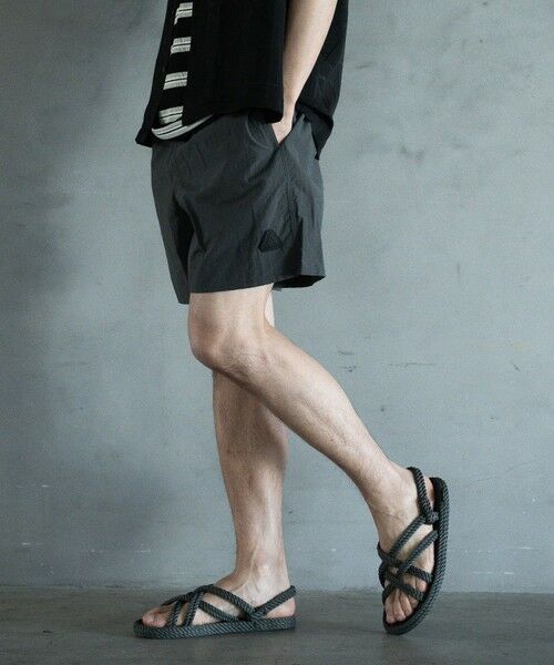 MEN'S BIGI / メンズビギ その他パンツ | 【JUST PLAY】バーサタイル撥水ナイロンショーツ（グレー）