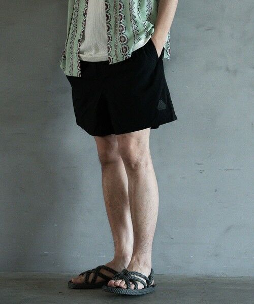 MEN'S BIGI / メンズビギ その他パンツ | 【JUST PLAY】バーサタイル撥水ナイロンショーツ（ブラック）