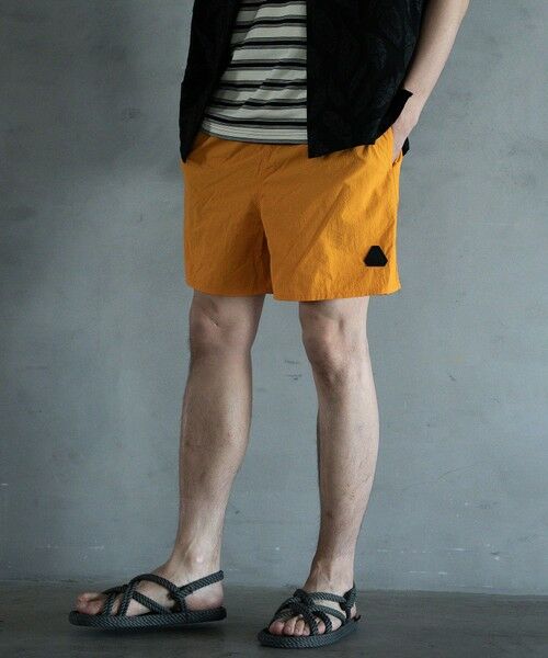 MEN'S BIGI / メンズビギ その他パンツ | 【JUST PLAY】バーサタイル撥水ナイロンショーツ（オレンジ）