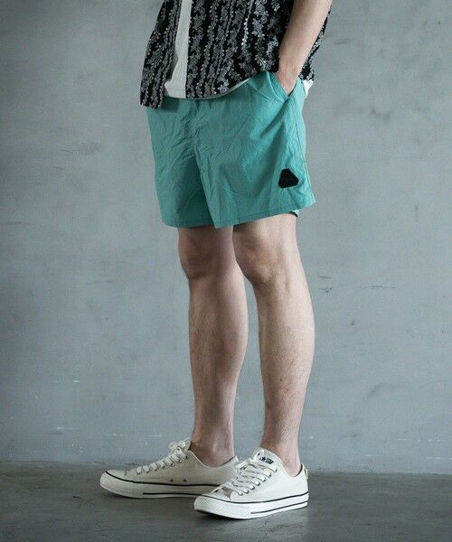 MEN'S BIGI / メンズビギ その他パンツ | 【JUST PLAY】バーサタイル撥水ナイロンショーツ（グリーン）