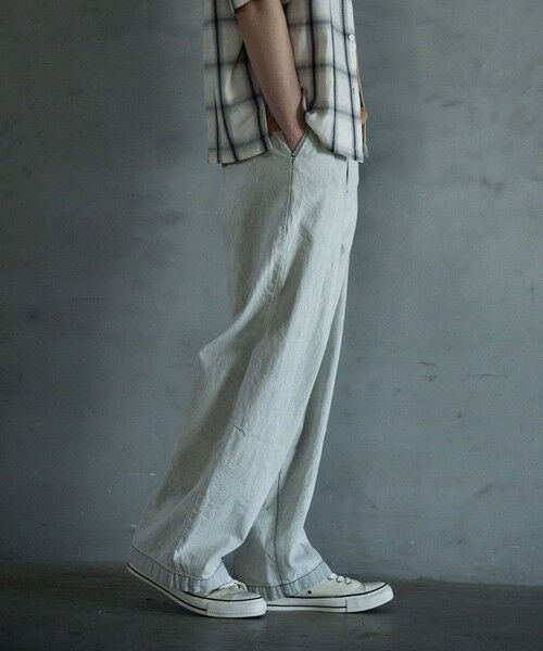 MEN'S BIGI / メンズビギ その他パンツ | 8.5ozデニムツータックワイドスラックス | 詳細6