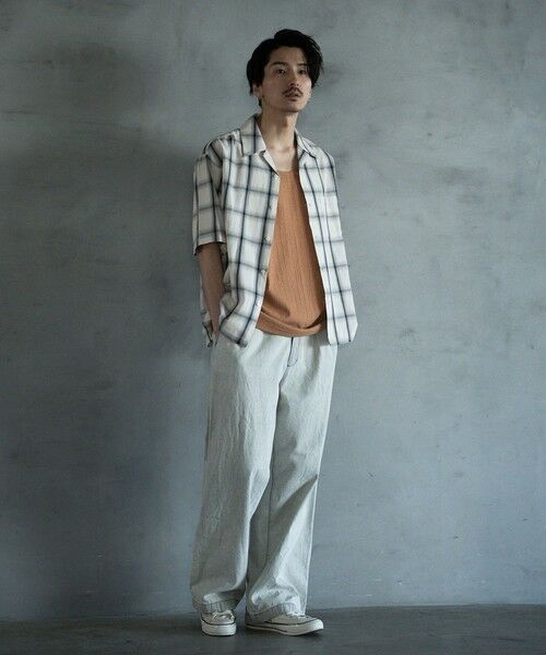 MEN'S BIGI / メンズビギ その他パンツ | 8.5ozデニムツータックワイドスラックス | 詳細1