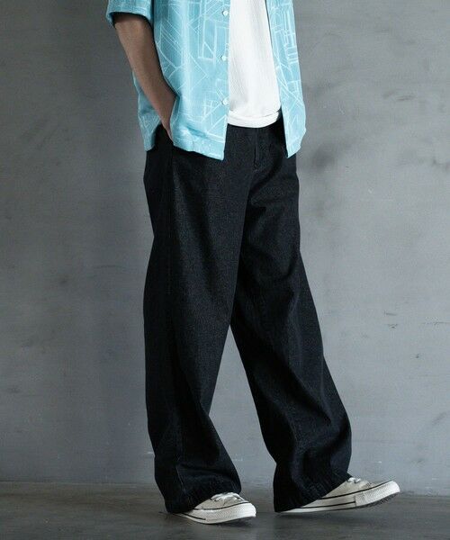 MEN'S BIGI / メンズビギ その他パンツ | 8.5ozデニムツータックワイドスラックス | 詳細13