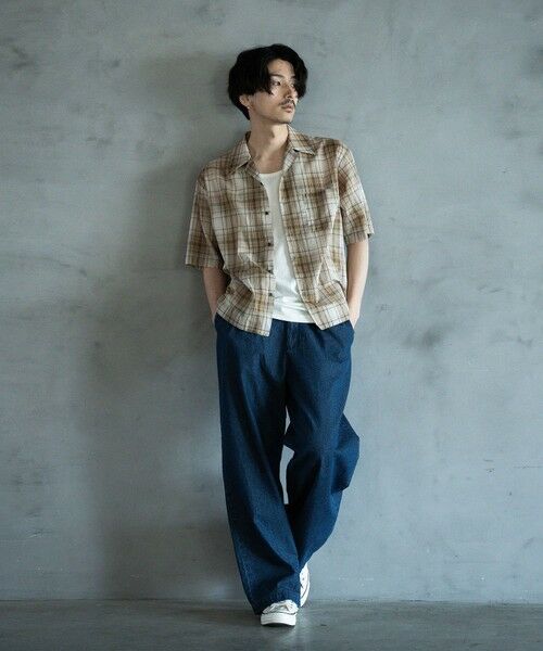 MEN'S BIGI / メンズビギ その他パンツ | 8.5ozデニムツータックワイドスラックス | 詳細17