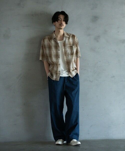 MEN'S BIGI / メンズビギ その他パンツ | 8.5ozデニムツータックワイドスラックス | 詳細18