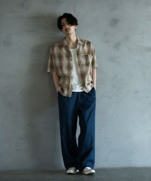 MEN'S BIGI / メンズビギ その他パンツ | 8.5ozデニムツータックワイドスラックス | 詳細19