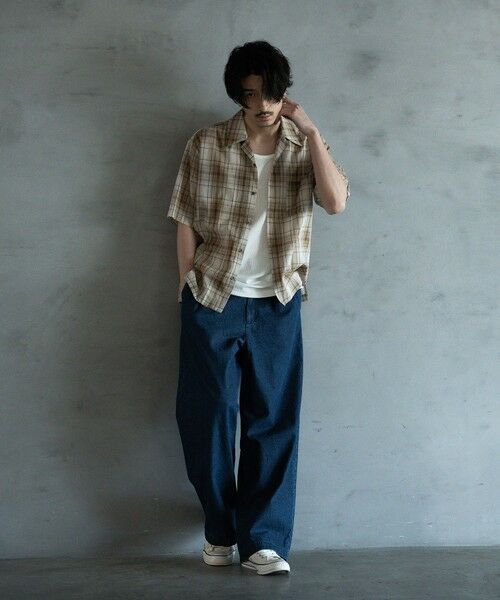 MEN'S BIGI / メンズビギ その他パンツ | 8.5ozデニムツータックワイドスラックス | 詳細20