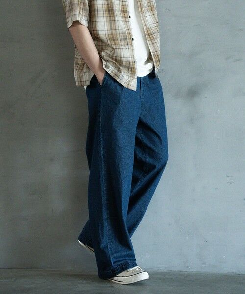 MEN'S BIGI / メンズビギ その他パンツ | 8.5ozデニムツータックワイドスラックス | 詳細23