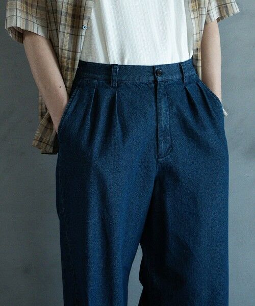MEN'S BIGI / メンズビギ その他パンツ | 8.5ozデニムツータックワイドスラックス | 詳細26