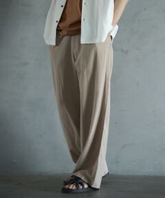 MEN'S BIGI / メンズビギ その他パンツ | リネン混ツータックワイドスラックス