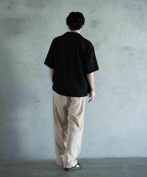 MEN'S BIGI / メンズビギ その他パンツ | リネン混ツータックワイドスラックス | 詳細7