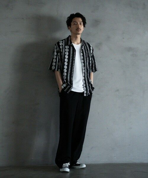 MEN'S BIGI / メンズビギ その他パンツ | リネン混ツータックワイドスラックス | 詳細25