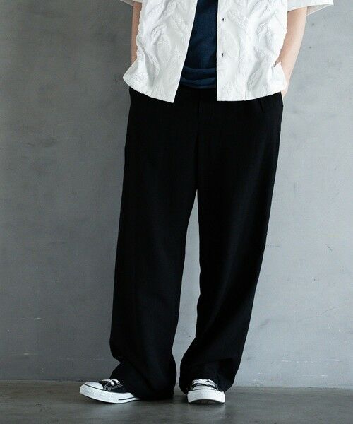 MEN'S BIGI / メンズビギ その他パンツ | リネン混ツータックワイドスラックス | 詳細29