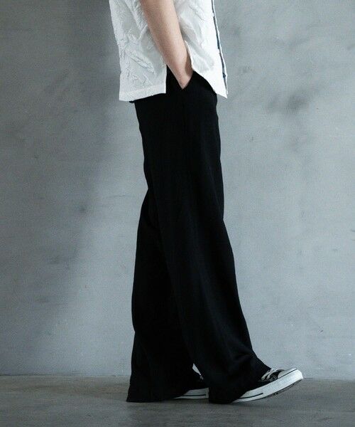 MEN'S BIGI / メンズビギ その他パンツ | リネン混ツータックワイドスラックス | 詳細30