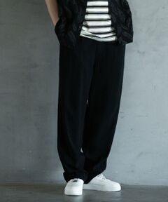 MEN'S BIGI / メンズビギ その他パンツ | リネン混ワンタックワイドテーパードパンツ