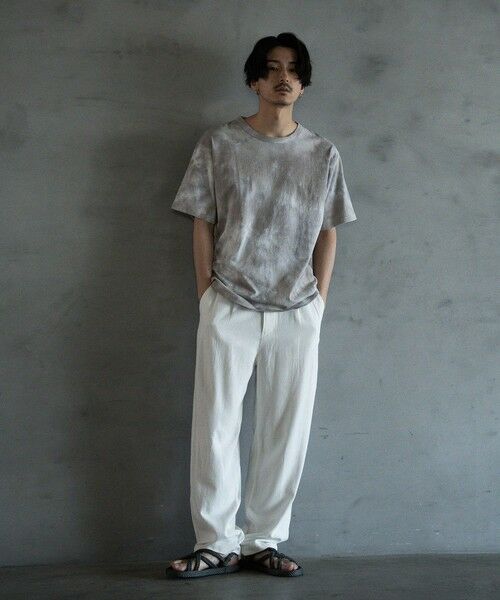 MEN'S BIGI / メンズビギ その他パンツ | リネン混ワンタックワイドテーパードパンツ | 詳細13