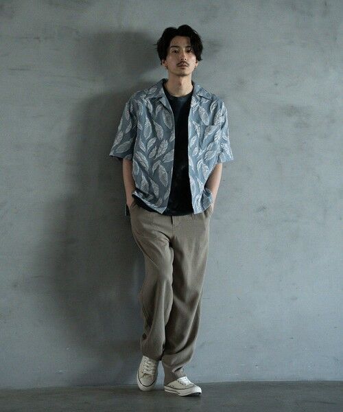 MEN'S BIGI / メンズビギ その他パンツ | リネン混ワンタックワイドテーパードパンツ | 詳細26