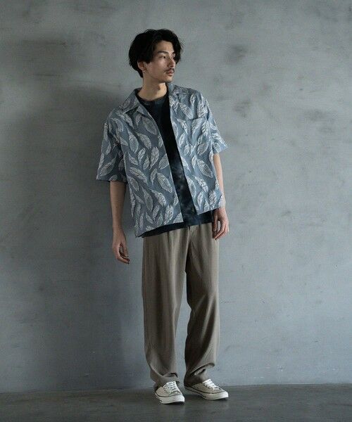 MEN'S BIGI / メンズビギ その他パンツ | リネン混ワンタックワイドテーパードパンツ | 詳細27