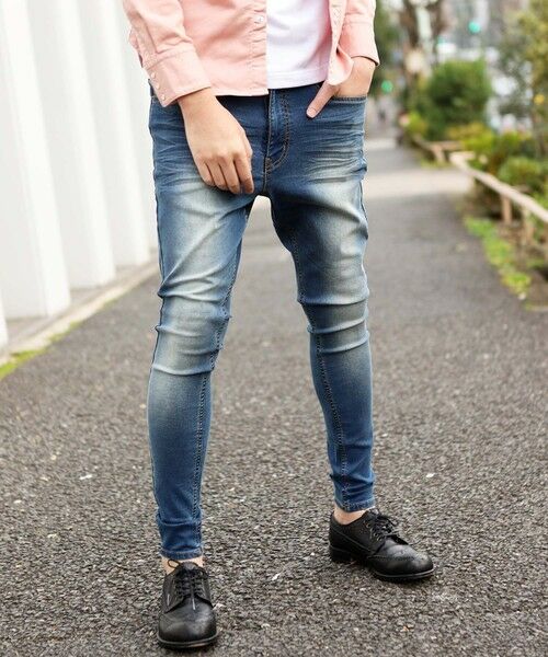 MEN'S BIGI / メンズビギ デニムパンツ | サルエルスーパースキニーデニム | 詳細7