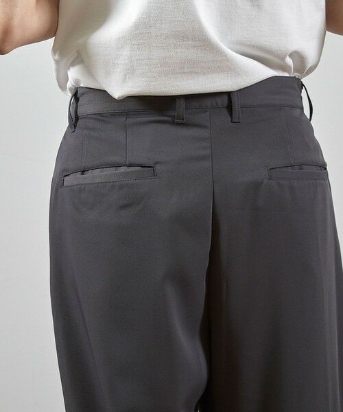 MEN'S BIGI / メンズビギ その他パンツ | ポリエステルストレッチツータックワイドスラックス | 詳細6
