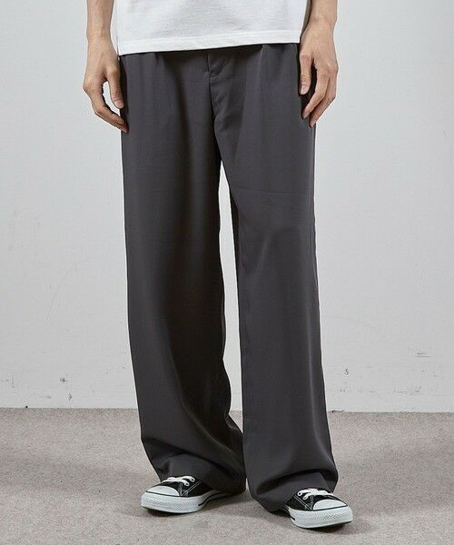 MEN'S BIGI / メンズビギ その他パンツ | ポリエステルストレッチツータックワイドスラックス | 詳細8