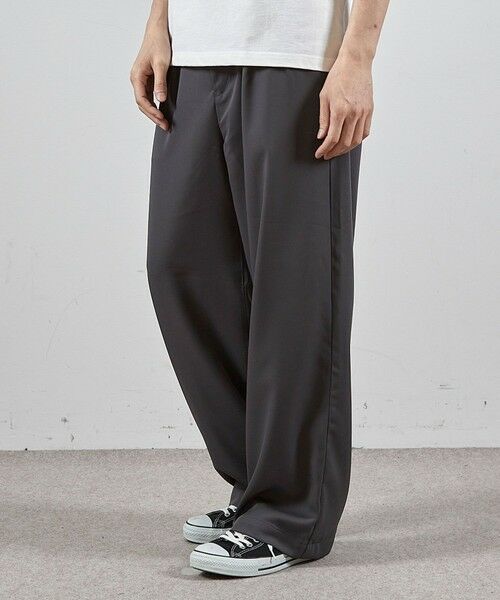 MEN'S BIGI / メンズビギ その他パンツ | ポリエステルストレッチツータックワイドスラックス | 詳細1