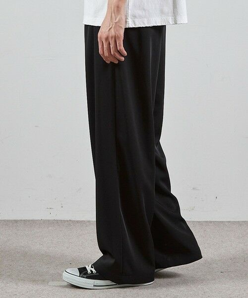 MEN'S BIGI / メンズビギ その他パンツ | ポリエステルストレッチツータックワイドスラックス | 詳細12