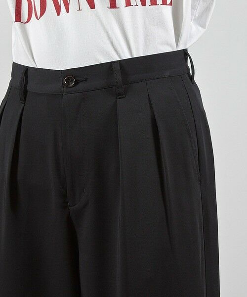 MEN'S BIGI / メンズビギ その他パンツ | ポリエステルストレッチツータックワイドスラックス | 詳細14