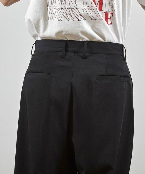 MEN'S BIGI / メンズビギ その他パンツ | ポリエステルストレッチツータックワイドスラックス | 詳細15