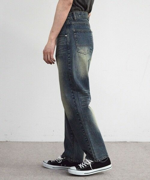 MEN'S BIGI / メンズビギ デニムパンツ | 11.5oz　5ポケットルーズストレートパンツ | 詳細3