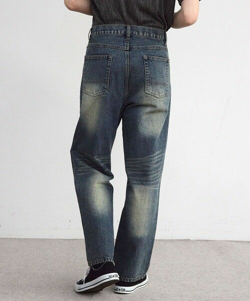 MEN'S BIGI / メンズビギ デニムパンツ | 11.5oz　5ポケットルーズストレートパンツ | 詳細4