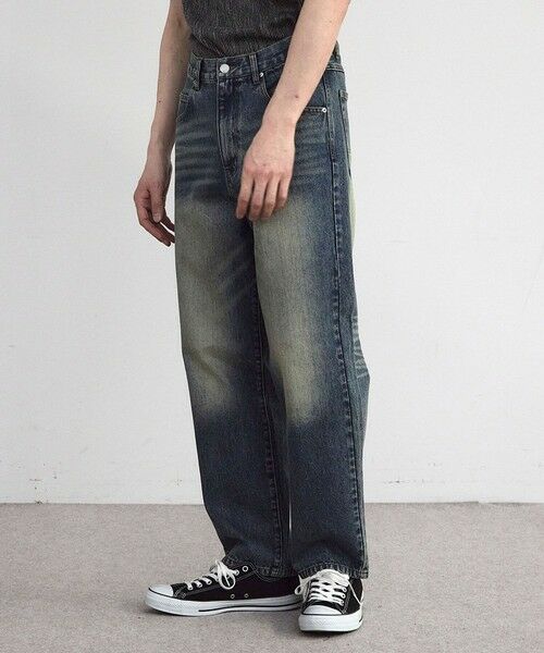 MEN'S BIGI / メンズビギ デニムパンツ | 11.5oz　5ポケットルーズストレートパンツ | 詳細2